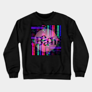 Beach Design Abstract Crewneck Sweatshirt